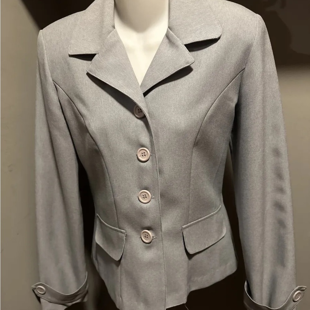Vintage 90’s Blazer Jacket Odds ‘N Evens Sz 3 Small Grey